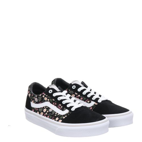 Vans Ward Veloursleder Sneaker in schwarz fur Kinder