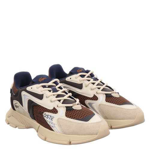 Lacoste, L003 Neo 224 1 Sma, Textil-Sneaker in braun für Herren 