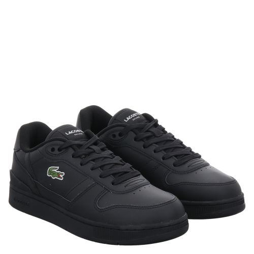 Lacoste T clip Set 224 2 Sma Glattleder Sneaker in schwarz fur Herren