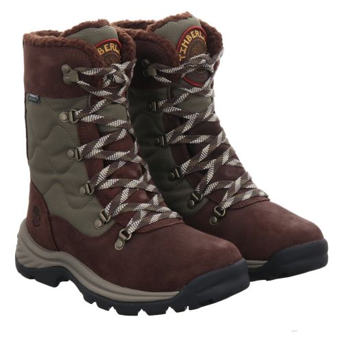 Timberland Chocorua Tall Lace Up Veloursleder Winterboots in mehrfarbig fur