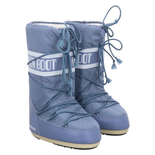 MOON BOOT, ICON NYLON, BLAU