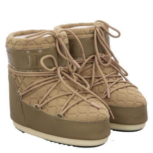 MOON BOOT, ICON LOW QUILT, BRAUN
