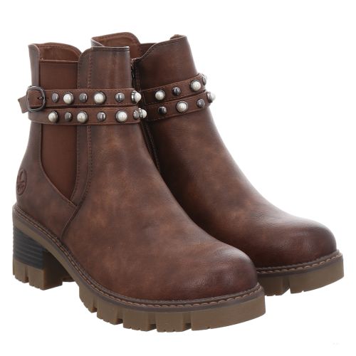 RIEKER, HWK DAMEN STIEFEL, BRAUN