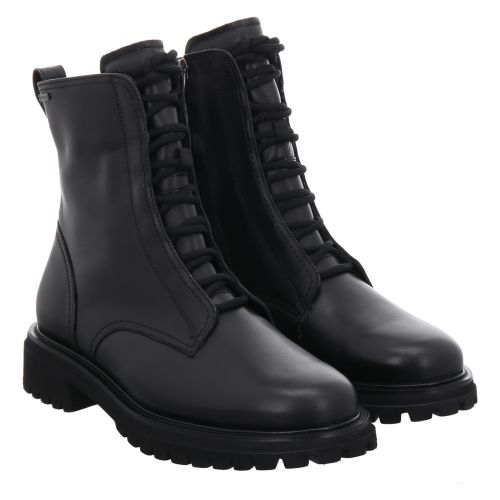 PAUL GREEN, 0076-8027-006/SCHNÜRSTIEFELETT, SCHWARZ