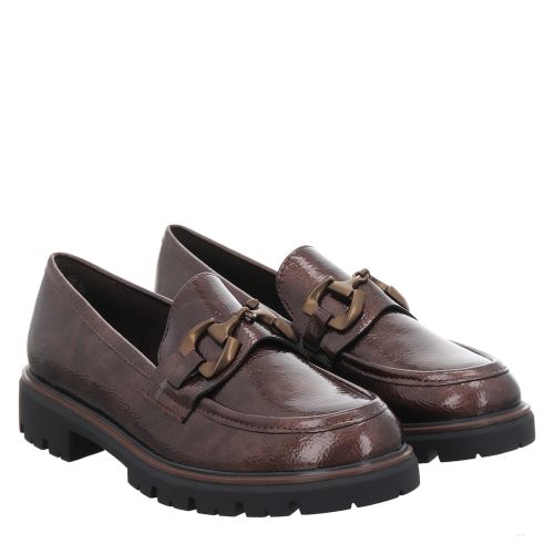 MARCO TOZZI, WOMEN SLIP-ON, BRAUN