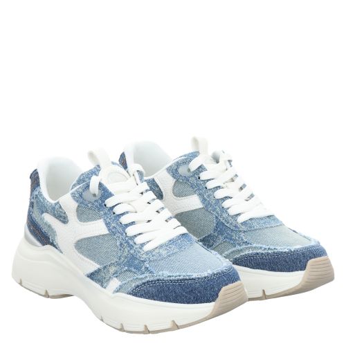 TAMARIS, WOMEN LACE-UP, BLAU