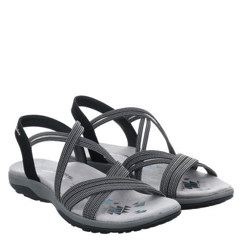 SKECHERS, REGGAE SLIM - TURN IT UP, SCHWARZ