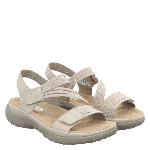 RIEKER, FSK DAMEN SANDALEN, BEIGE