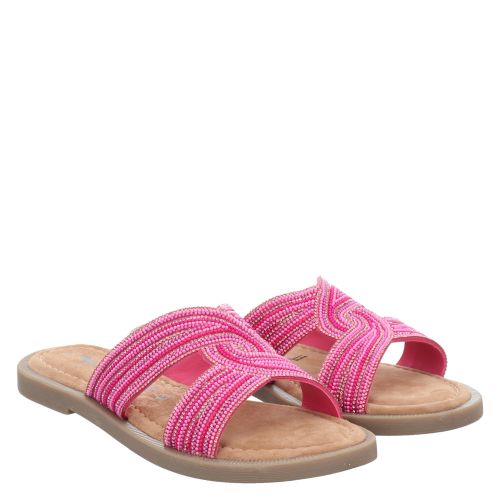 TAMARIS, WOMEN SLIDES, ROT