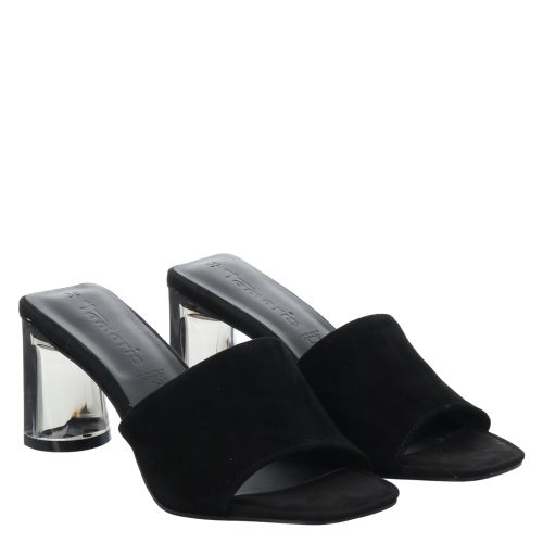 TAMARIS, WOMEN SLIDES, SCHWARZ
