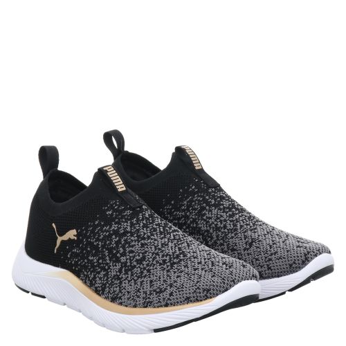 PUMA, SOFTRIDE REMI SLIP-ON KNIT WN', SCHWARZ