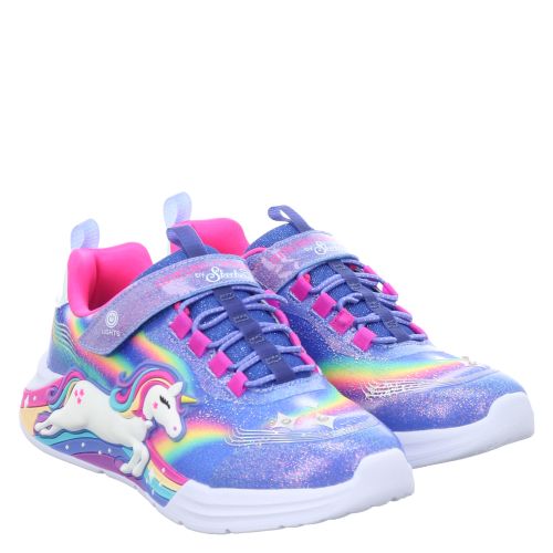 SKECHERS, UNICORN CHASER -, BLAU