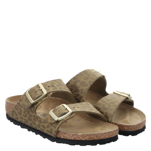 BIRKENSTOCK, ARIZONA SYN LEO KHAKI, BEIGE