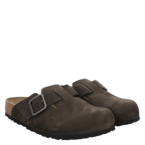 BIRKENSTOCK, BOSTON WB LENB NORMAL, BRAUN