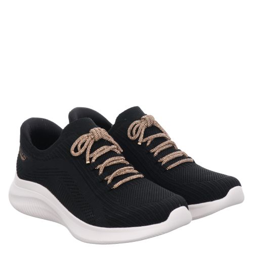 SKECHERS, SLIP-INS.: ULTRA FELX, SCHWARZ