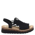 RIEKER, FSK DAMEN SANDALEN, SCHWARZ_2