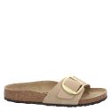 BIRKENSTOCK, MADRID BIG BUCKLE LENB SANDCAS, BEIGE_2