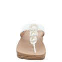 FITFLOP, FINO CRYSTAL-CHAIN LEATHER TOE, WEIß_5