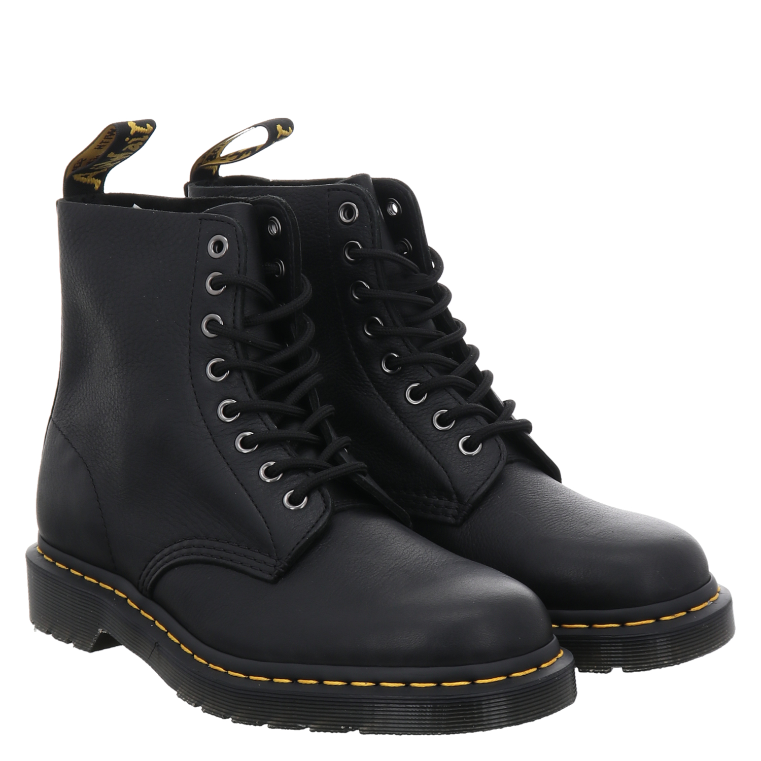 1460 Pascal, Glattleder-Schnürstiefel in schwarz für - Main Image