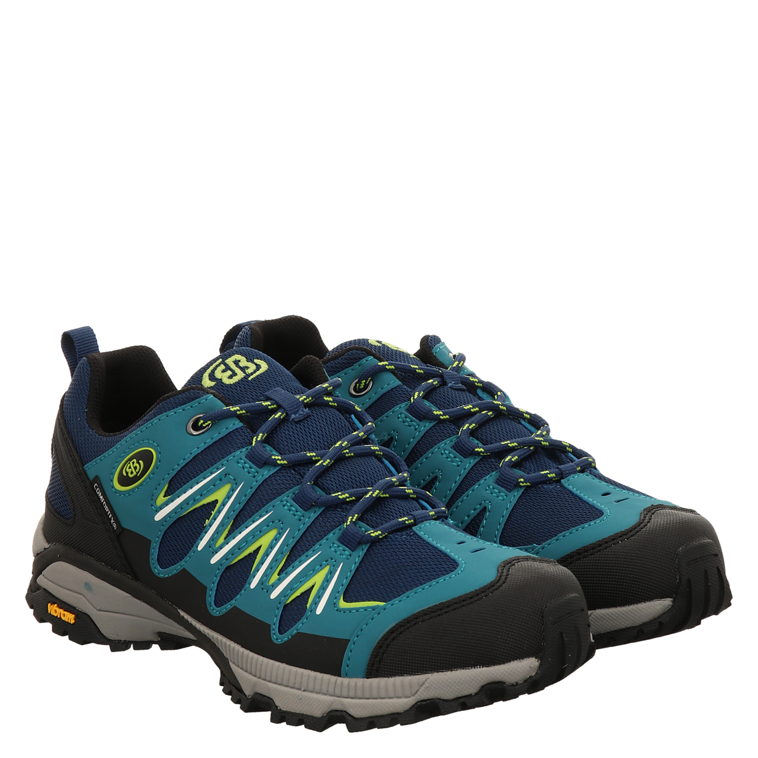 Brütting Unisex Expedition Kids trailschoenen voor kinderen, roze, mintgroen, wit, 38 EU