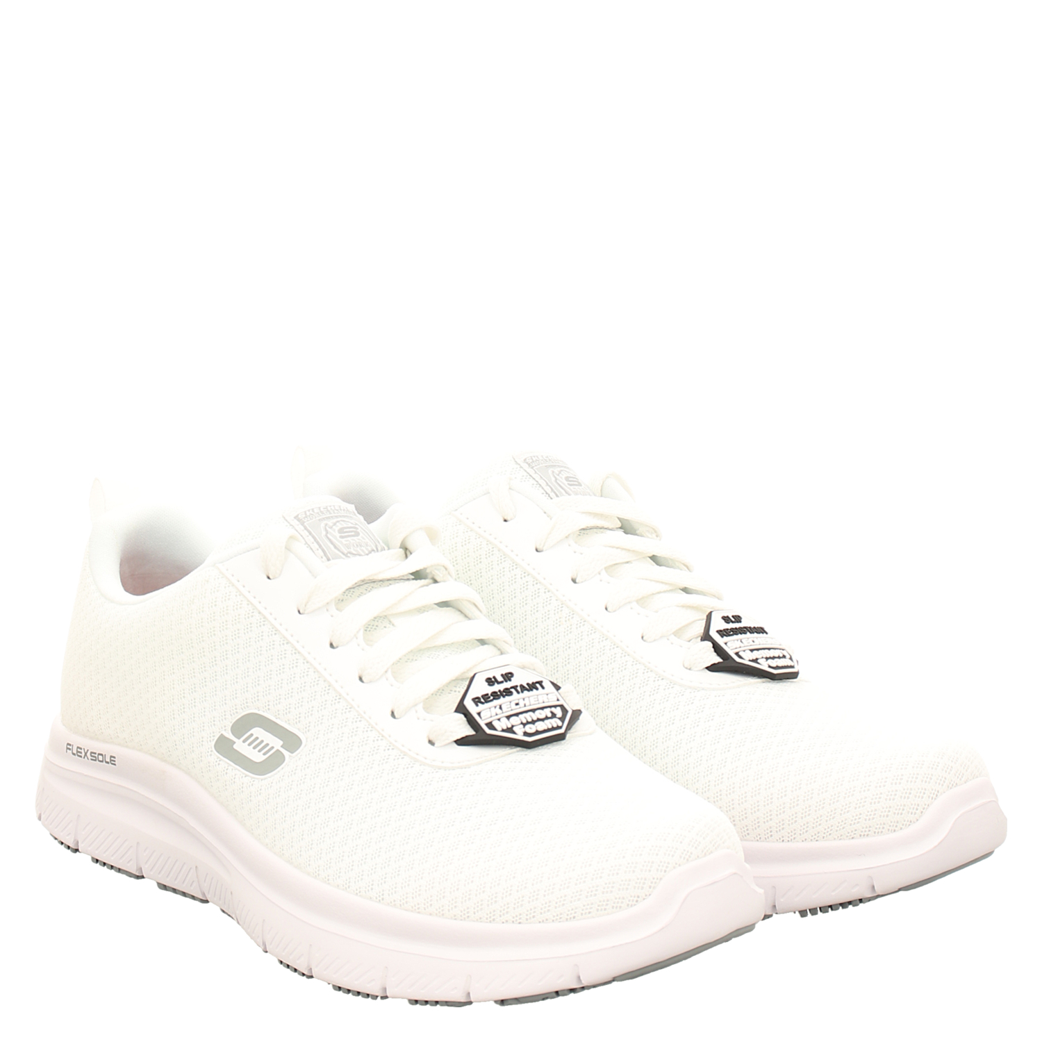 Skechers Work Relaxed Fit Textil Arbeitsschuh in weiB fur Herren