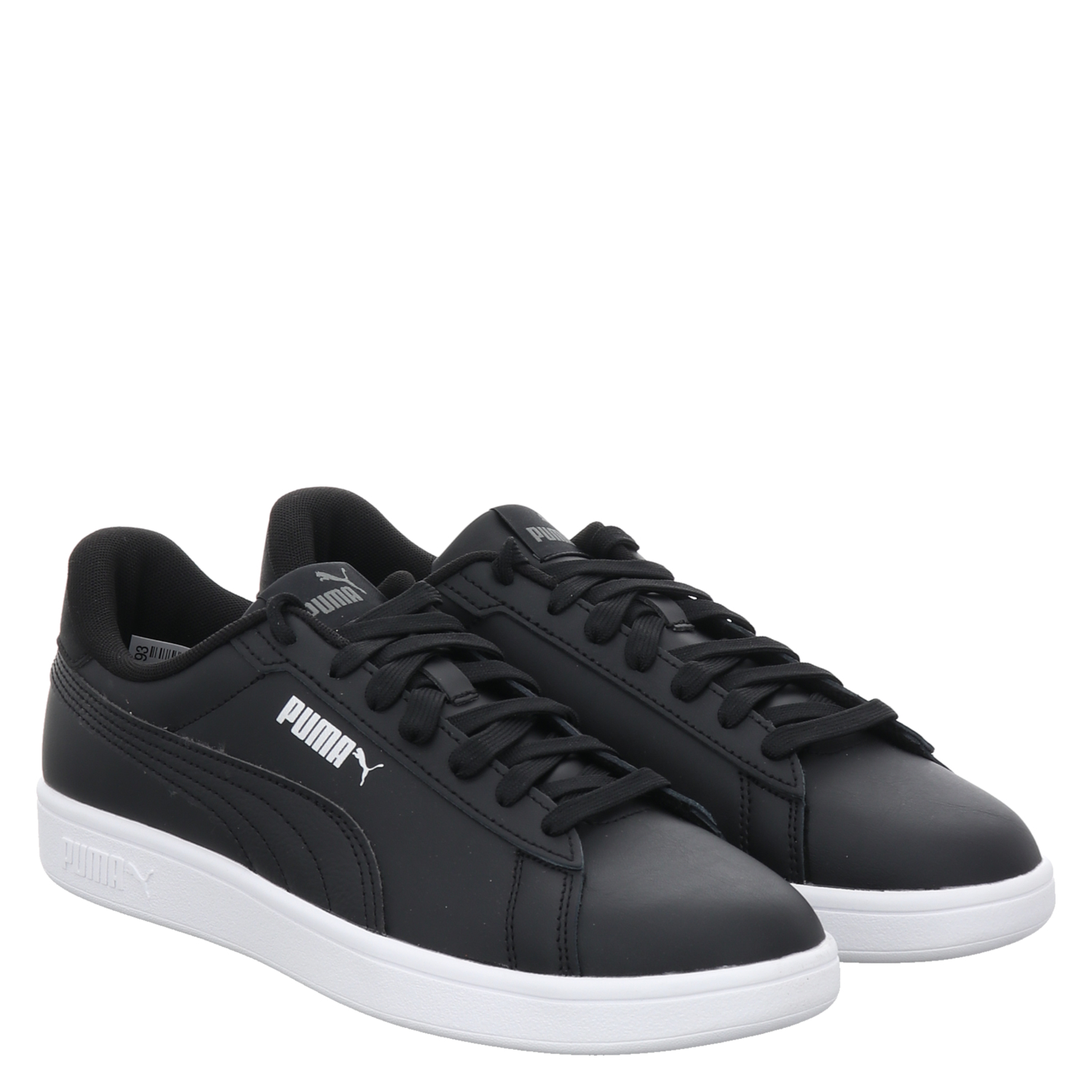 Puma, Smash L, Kunstleder-Sportschuh in schwarz für Herren