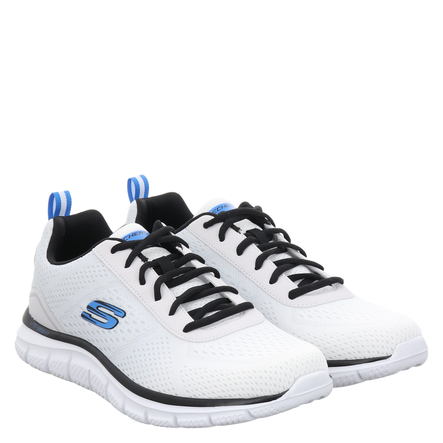 Skechers Track Ripkent Textil Sneaker in weiB fur Herren