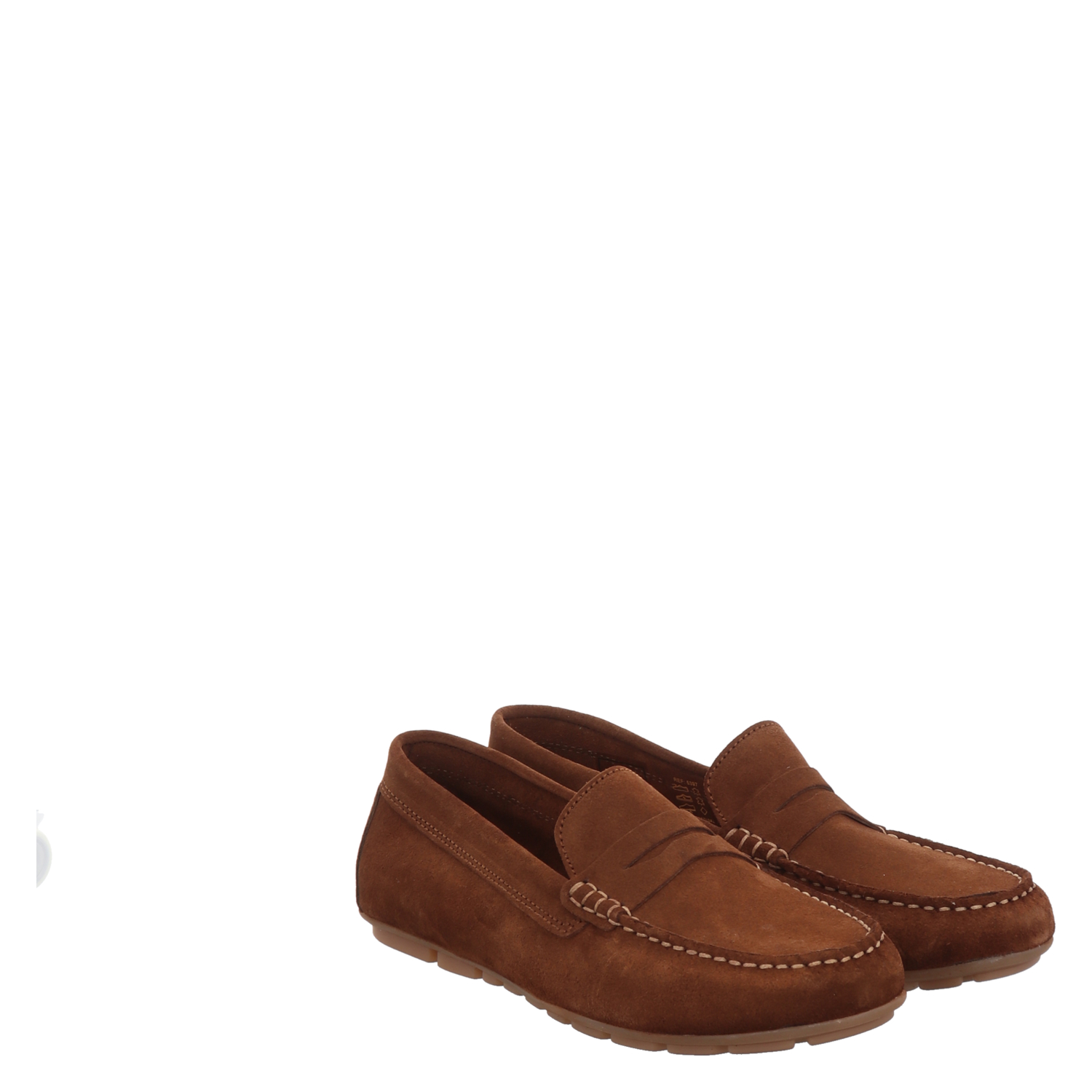 Schuhengel Veloursleder-Mokassin in braun für Damen