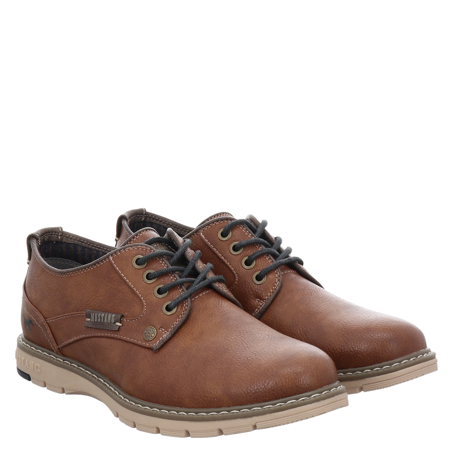 MUSTANG Herren Sneaker: Modischer Halbschuh Mit Rutschfester Gummisohle & Elastischer Schnürung