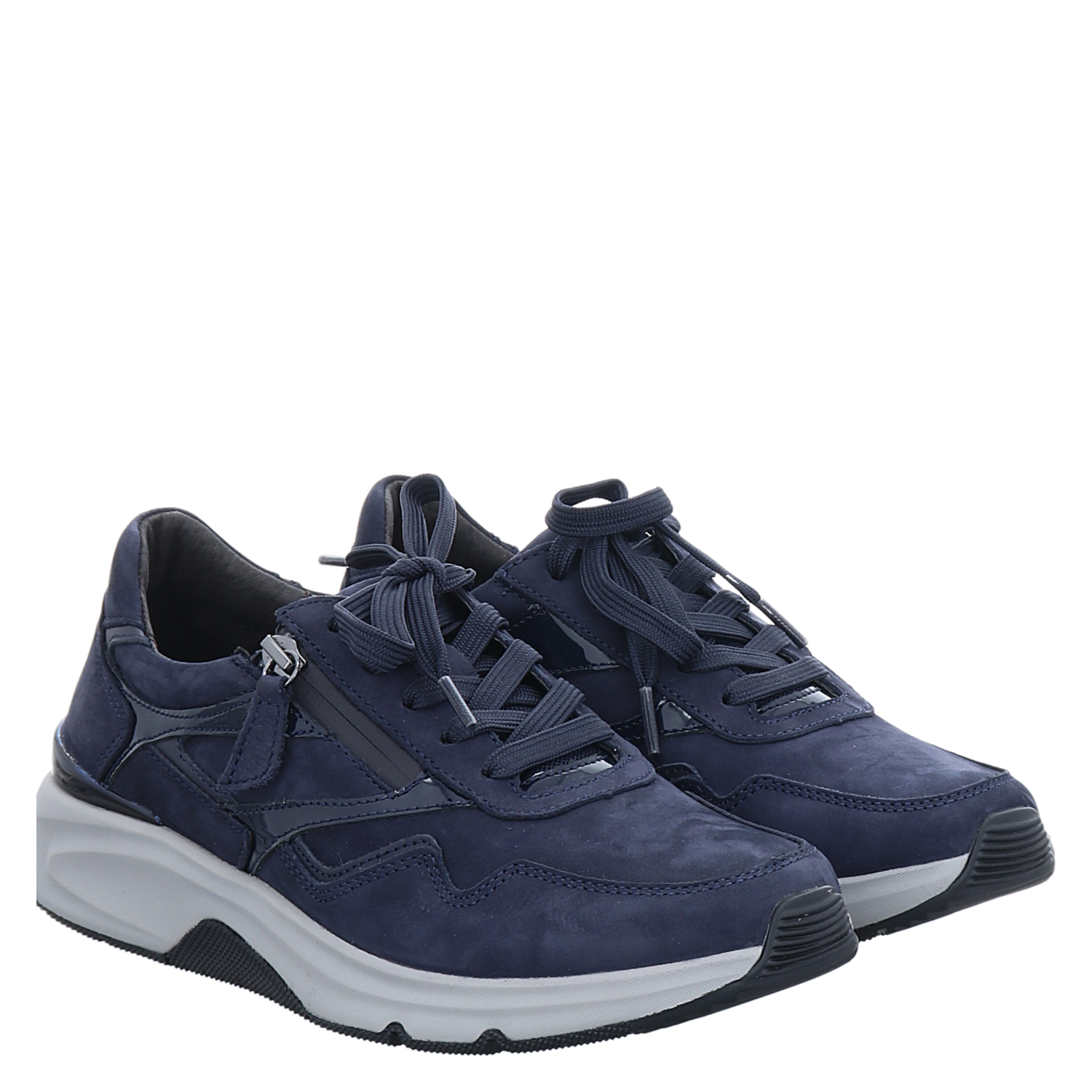 Rolling Soft Amazon Damen Sneaker Gabor Gabor Boots Rauleder, Grau