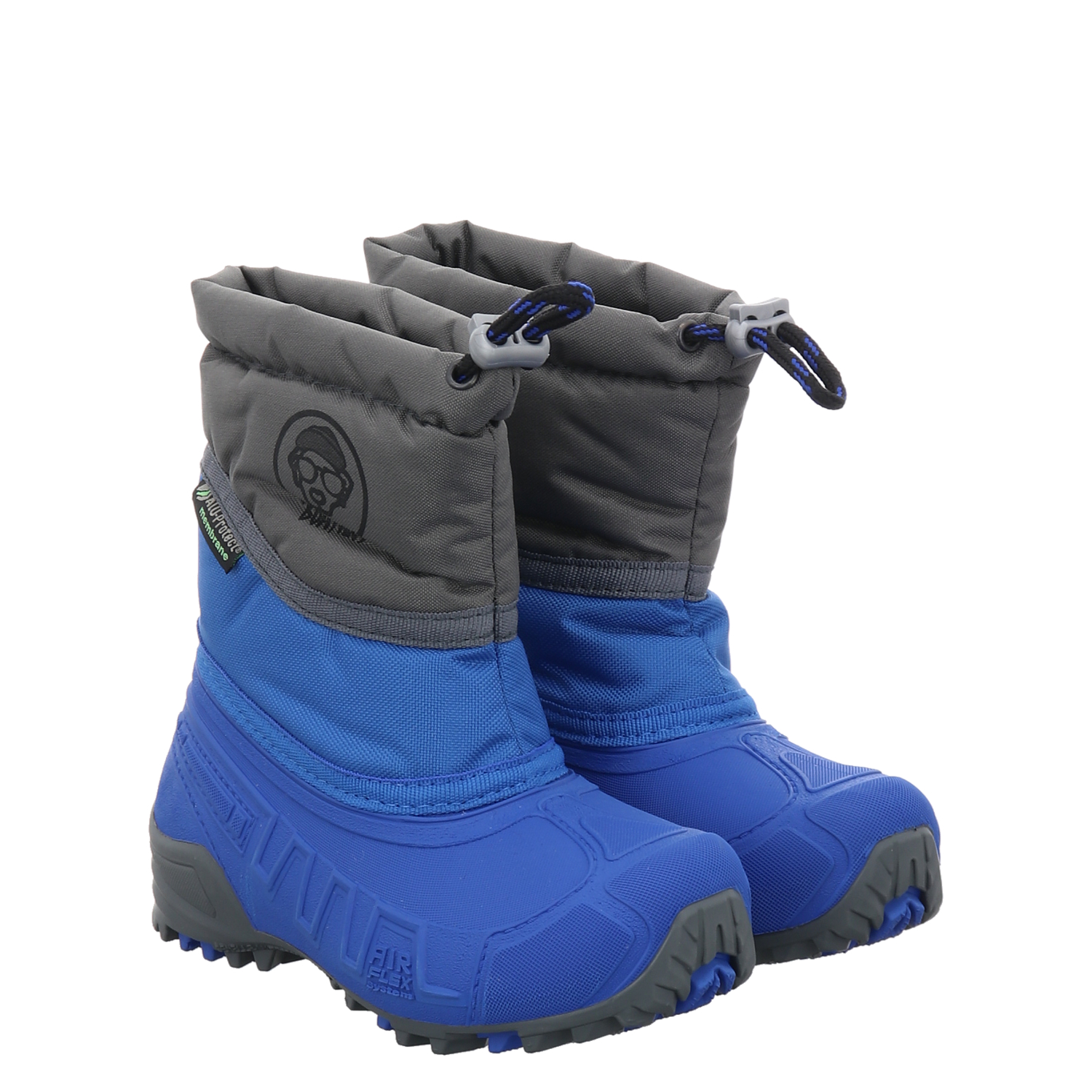 Boatilus Hybrid Gummi synth Regenstiefel in blau fur Kinder