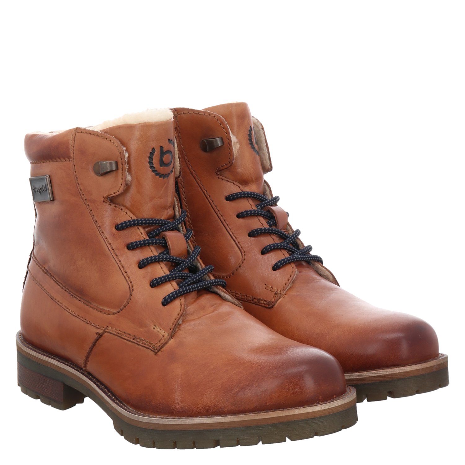 Stiefel Bugatti Schuhe Leder Bugatti Herren Schuhe Stiefel Braun