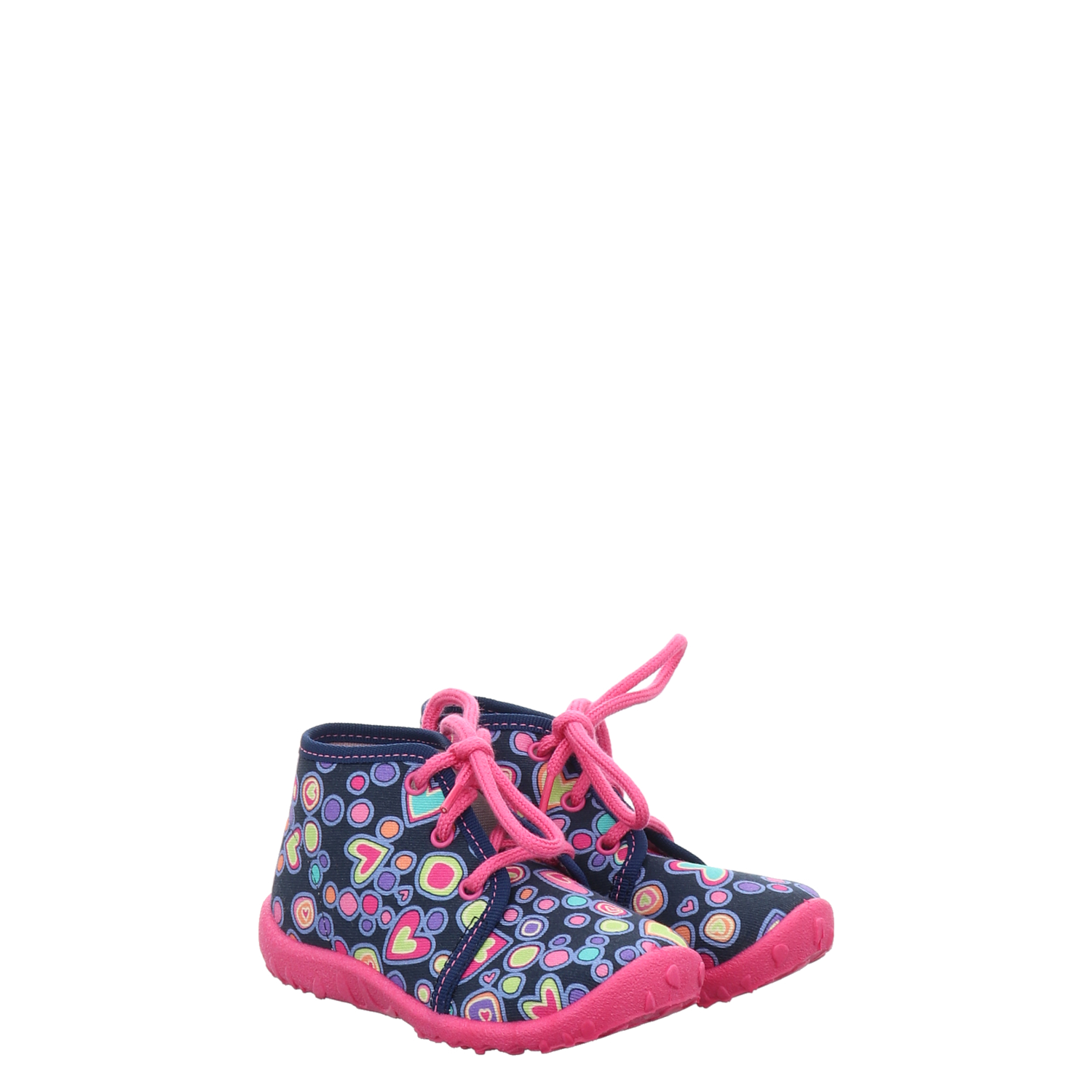 Superfit Bubble Mädchen Hausschuh Gr.37 - Veganer Ballerina Mit Klett