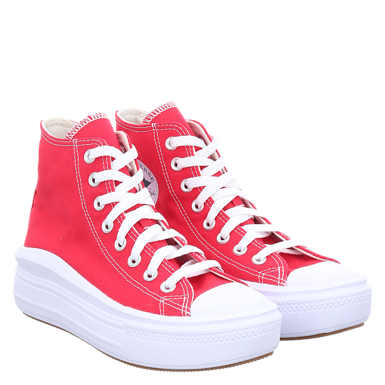 Werdich Converse Sneaker Damen Rot Converse, Ctas Move, Leinen
