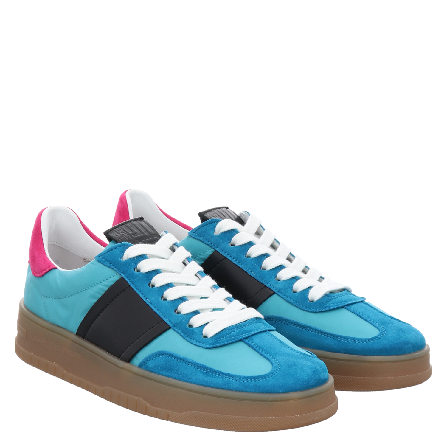 靴 milk Kennel & Schmenger, Drift, Veloursleder-Sneaker in blau für