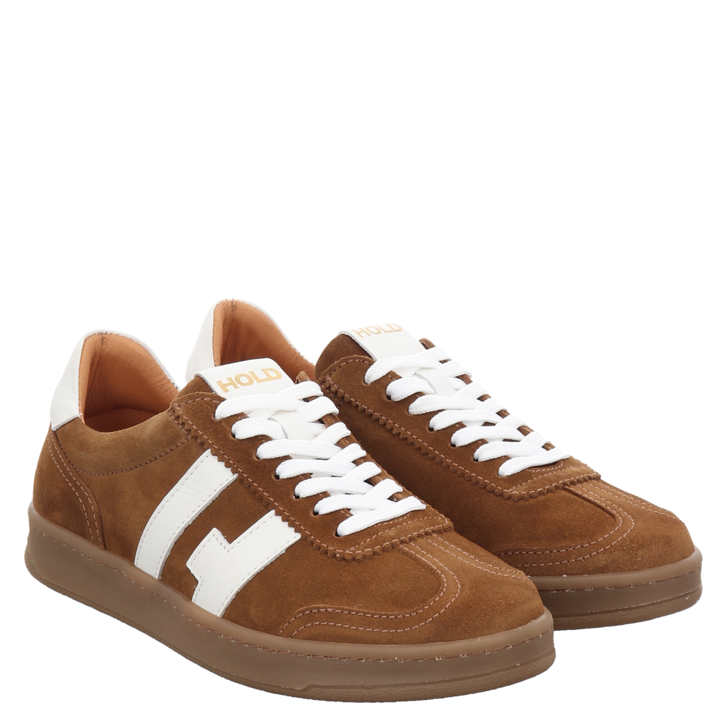 Hold Veloursleder-Sneaker in braun für Herren 