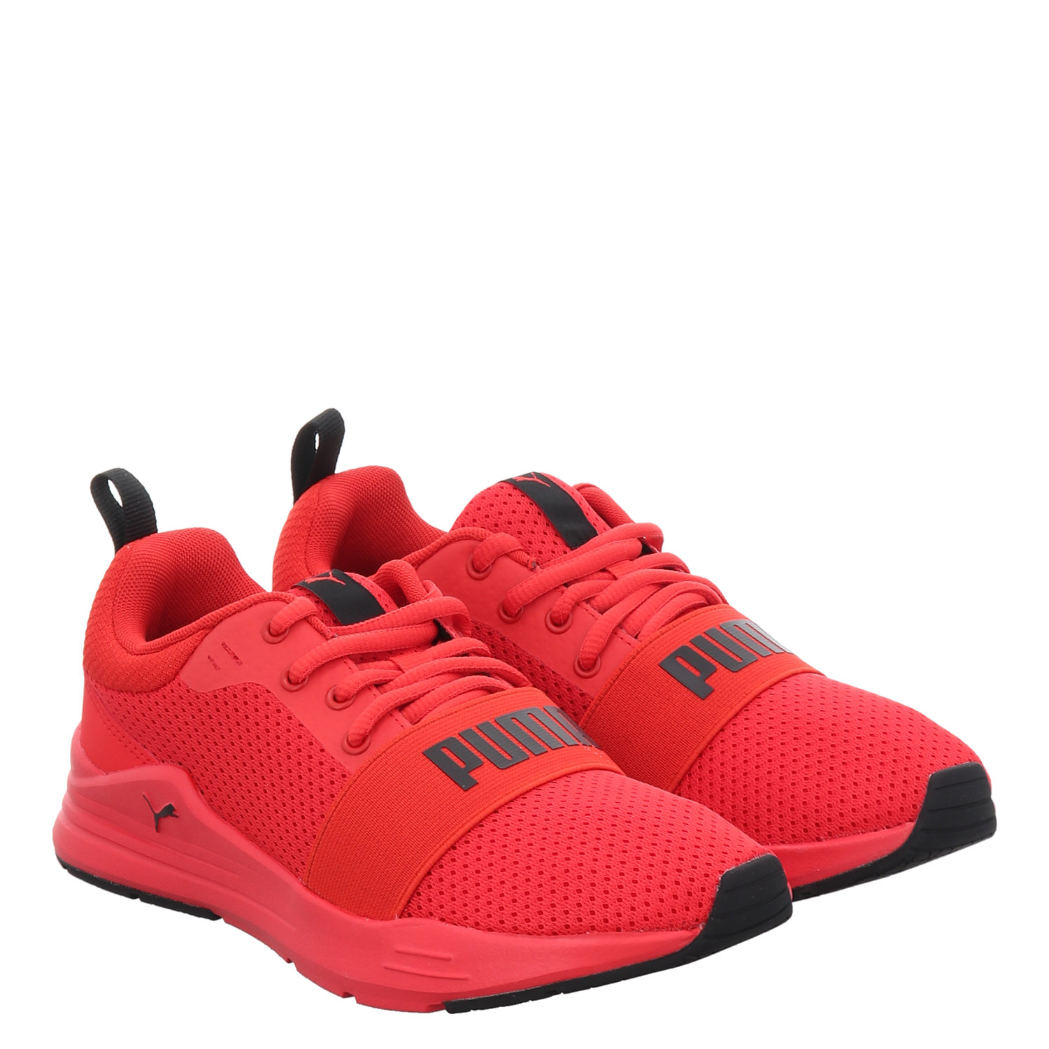 Puma, Wiredrunjr, Textil-Sneaker in rot für Kinder