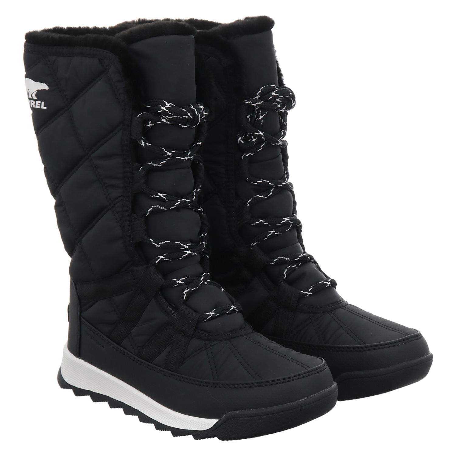 Sorel Whitney Ii Plus Tall Lace High Tech Winterboots in schwarz fur Damen