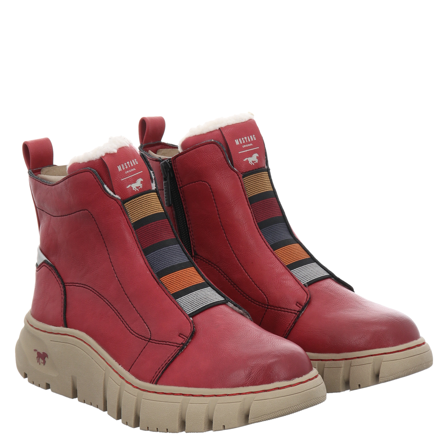 Amazon Boots Mustang Herren Mustang Stiefeletten Boots In Rot Für Damen