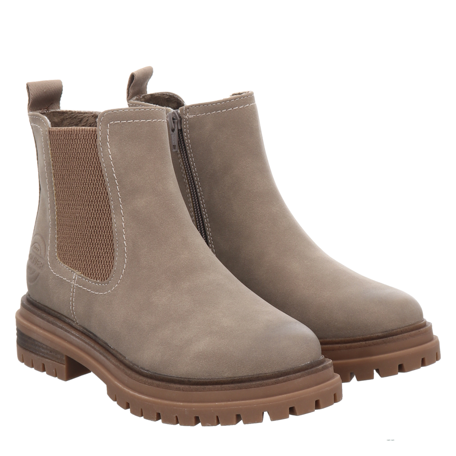 Women Boots, High-Tech-Chelsea in taupe für Damen