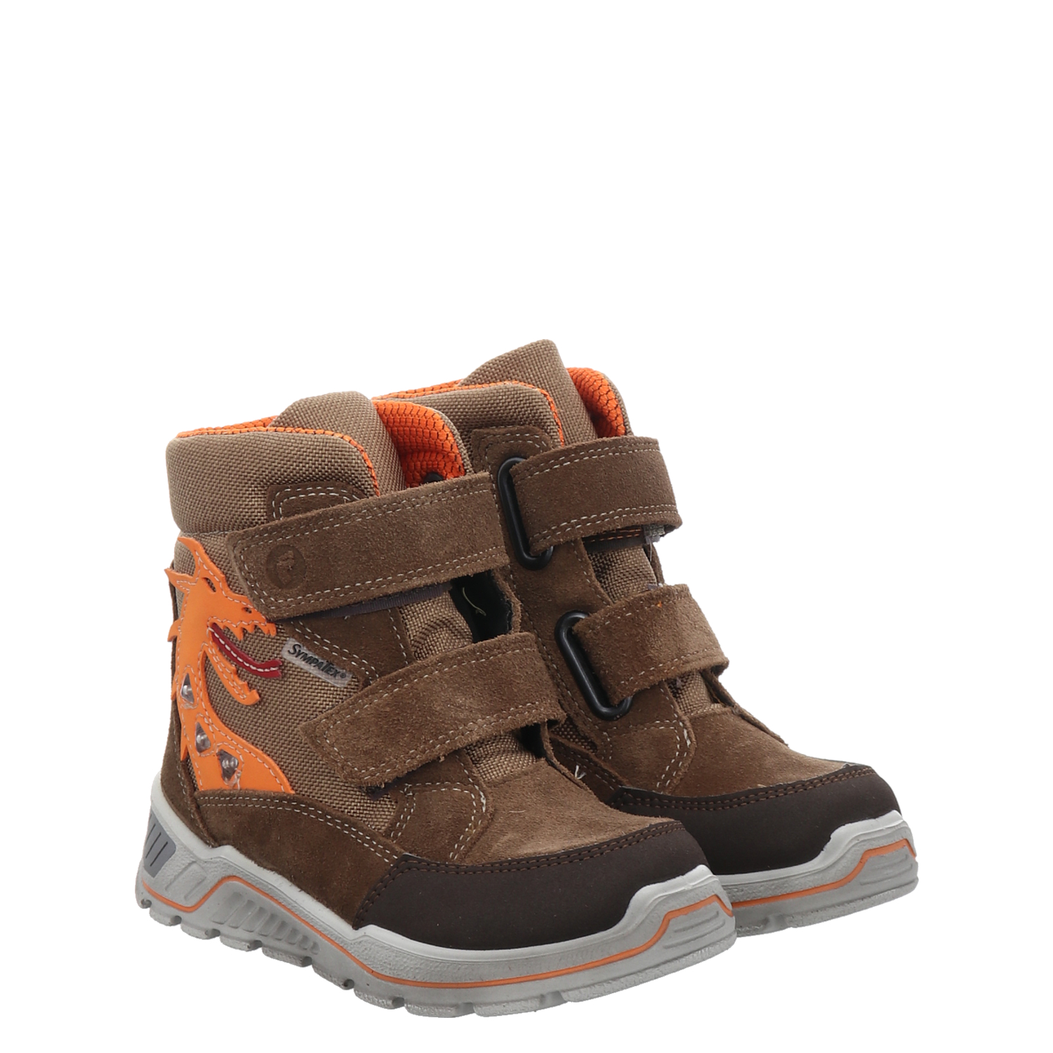 Ricosta, Grisu W, Veloursleder-Winterstiefel in braun für Kinder