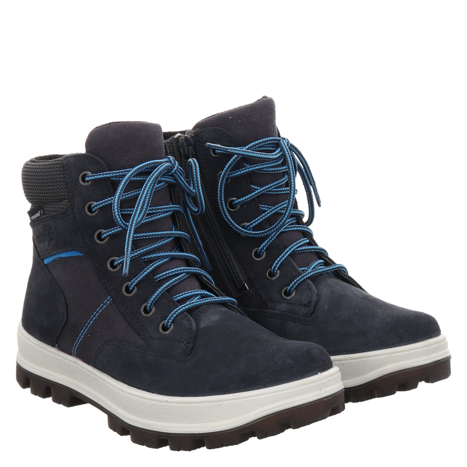 Superfit, Tedd, Veloursleder-Winterstiefel in grau für Kinder - Main Image