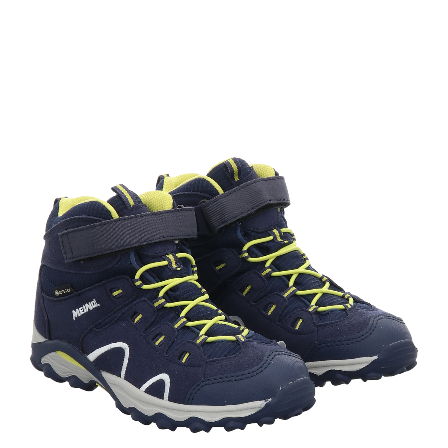 Scarpe Meindl Lucca Junior - Basse, Leggere, Impermeabili, Suola Ultra Grip, Colore Blu/Arancione