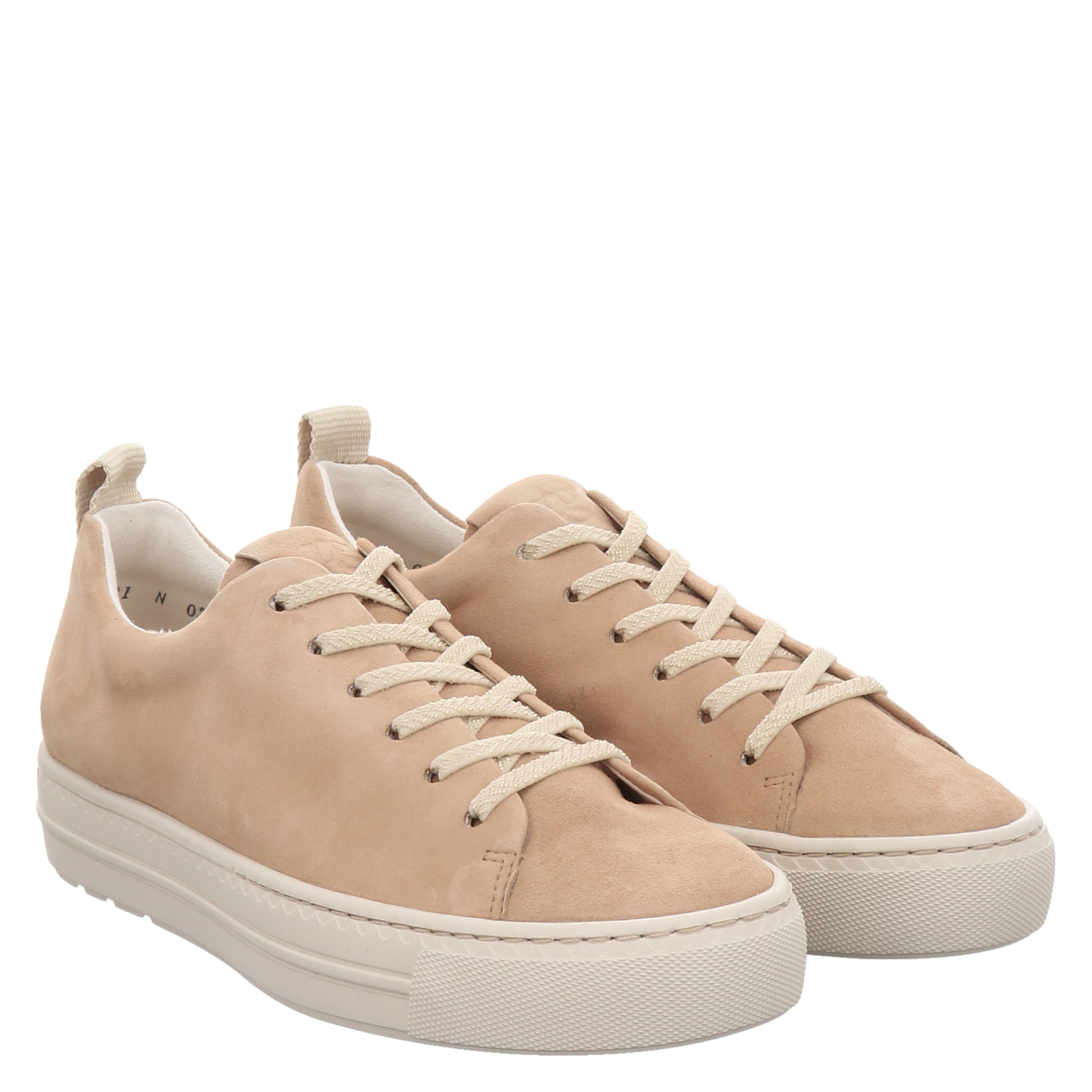 Paul Green, 0077-5267-107-pauls, Veloursleder-Slip-On in beige für Damen