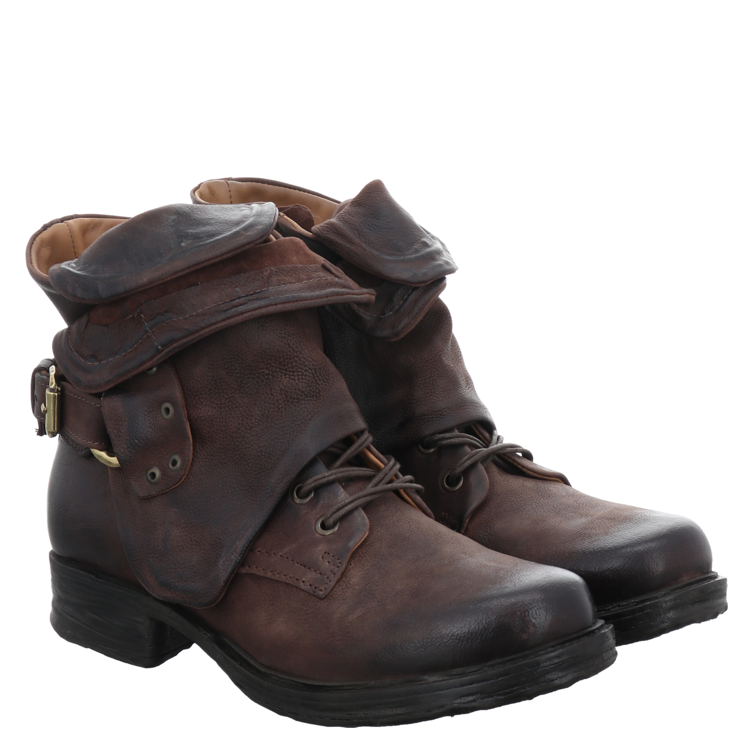 As 98 (airstep) Veloursleder-Schnürstiefel in braun für Damen