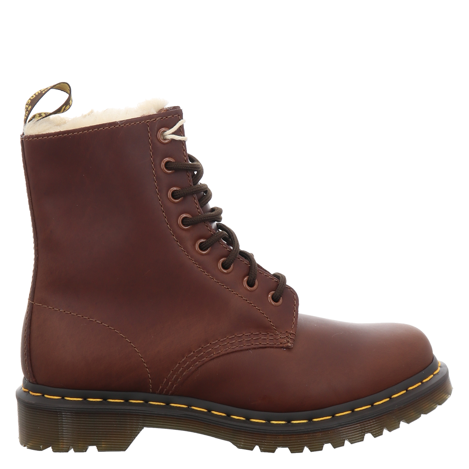 1460 Serena, Glattleder-Schnürstiefel in braun für Damen