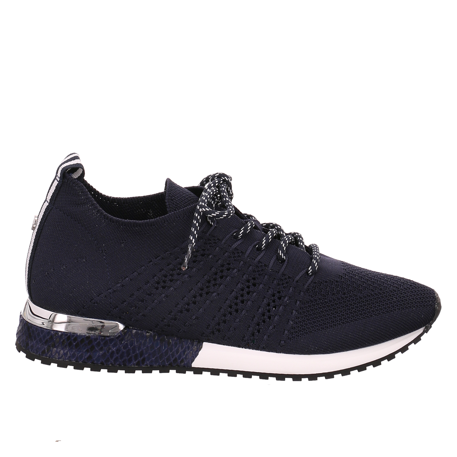 Neu La Strada© Sneakers Low 18290523 für Damen weiß blau