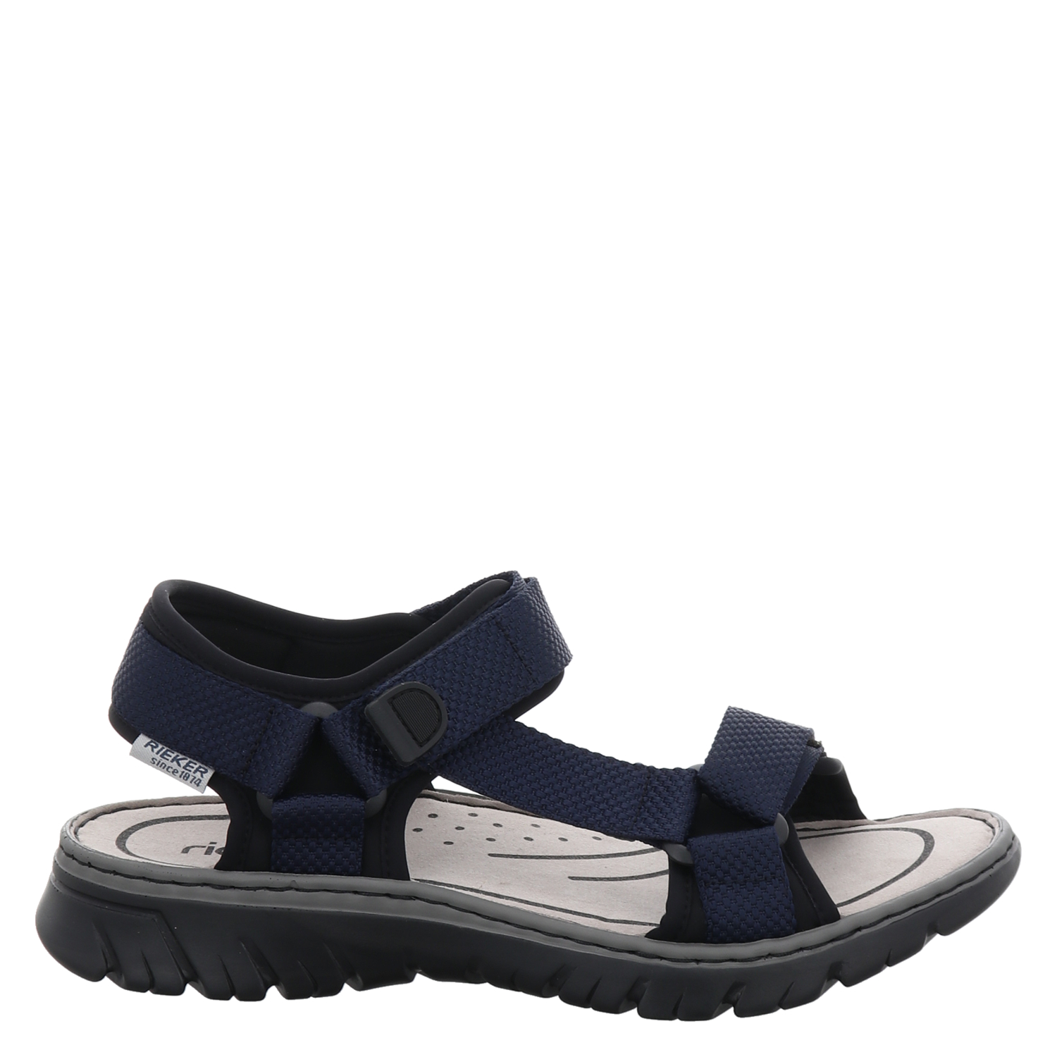 Rieker Comfortabele Blauwe Sneakers met Donkergrijze Zool Blauw Heren Rieker Comfortabele Blauwe Sneakers met Donkergrijze Zool Blauw Heren