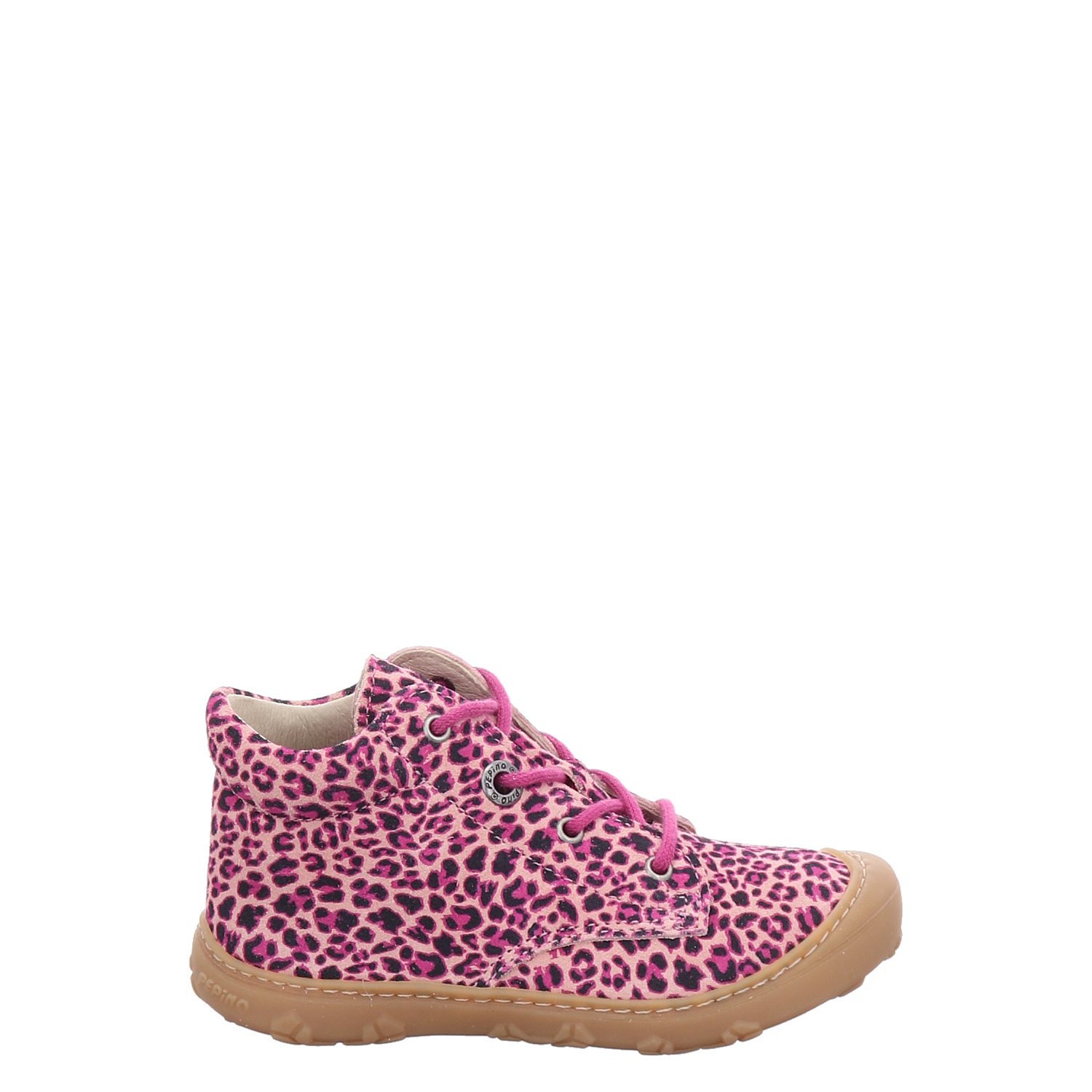 Pepino By Ricosta, Dots, Veloursleder-Lauflernschuh in pink für Kinder