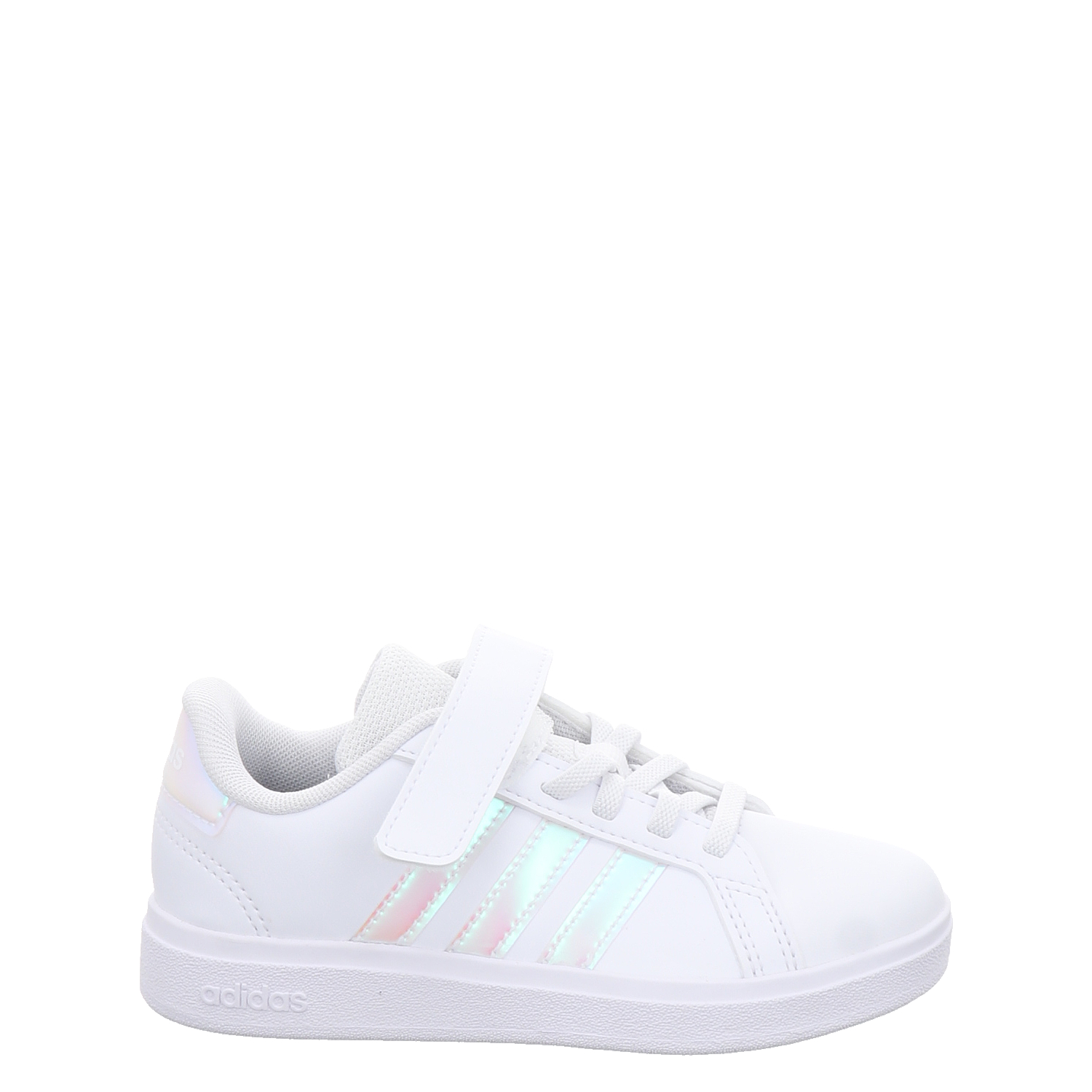 Adidas, Grand Court El C, Kunstleder-Sneaker in weiß für Kinder